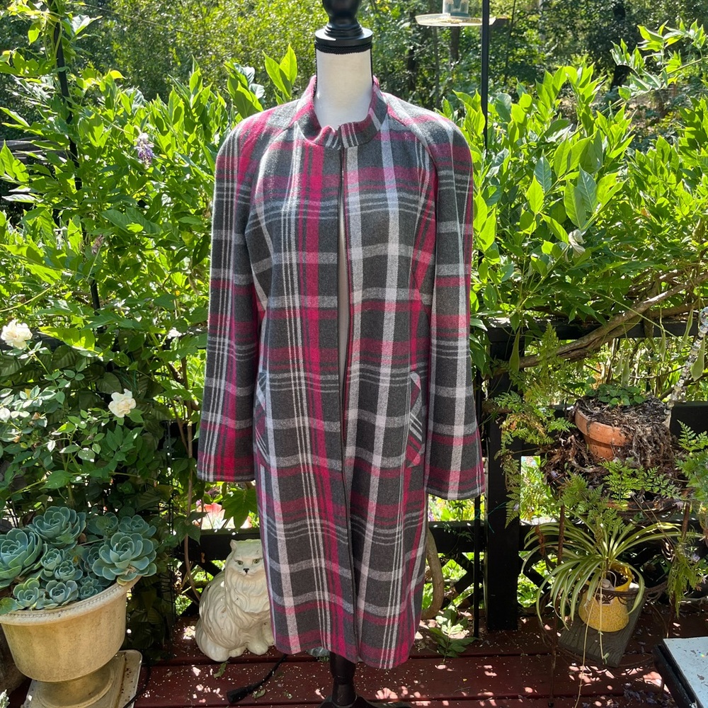 Wool blend coat